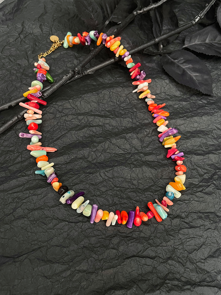 Baroque Necklace for Women - Bohemian Vacation Style Clavicle Chain, Versatile European & American Niche Design Accessory Baroque Necklace for Women - Bohemian Vacation Style Clavicle Chain, Versatile European & American Niche Design Accessory