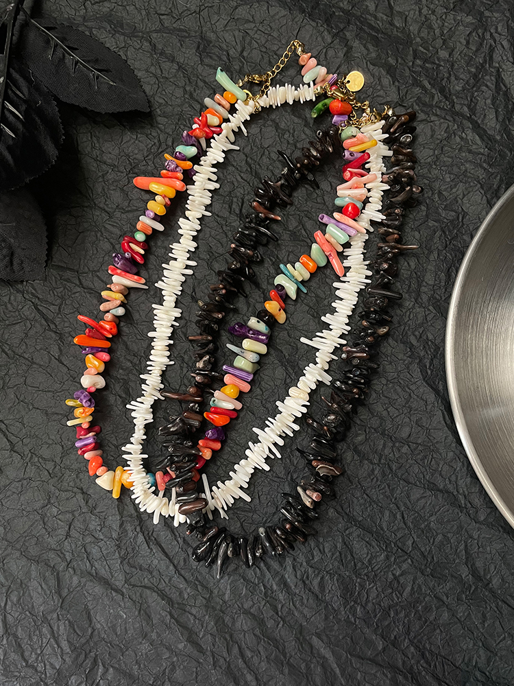 Baroque Necklace for Women - Bohemian Vacation Style Clavicle Chain, Versatile European & American Niche Design Accessory