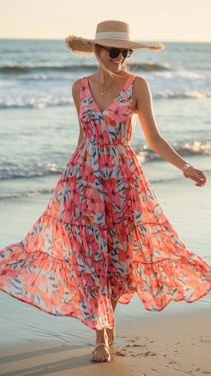 Chic Beach Maxi Dresses for Summer Vibes outfit idea