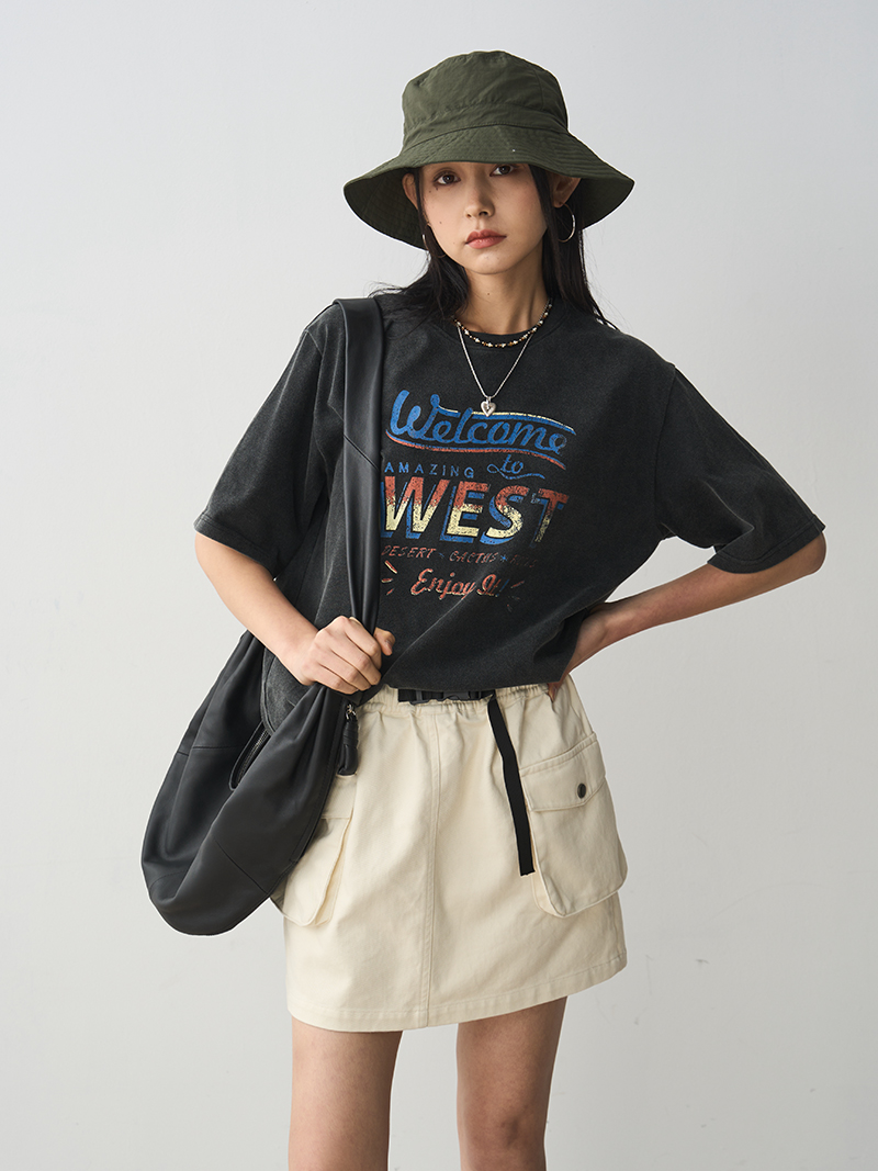 Beige Belted A-Line Mini Skirt for Women - Versatile Pocket Design Workwear Skirt for Summer 2025 Beige Belted A-Line Mini Skirt for Women - Versatile Pocket Design Workwear Skirt for Summer 2025
