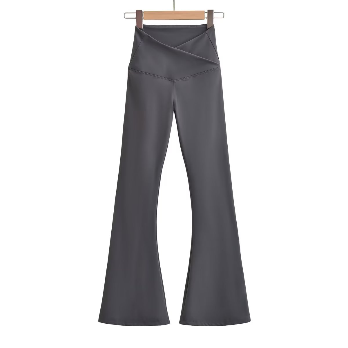 Black Brushed Flared Pants for Women - Versatile Casual Micro-Flare Jazz Dance Trousers, Spicy Girl Style, Trendy Ins Look Black Brushed Flared Pants for Women - Versatile Casual Micro-Flare Jazz Dance Trousers, Spicy Girl Style, Trendy Ins Look