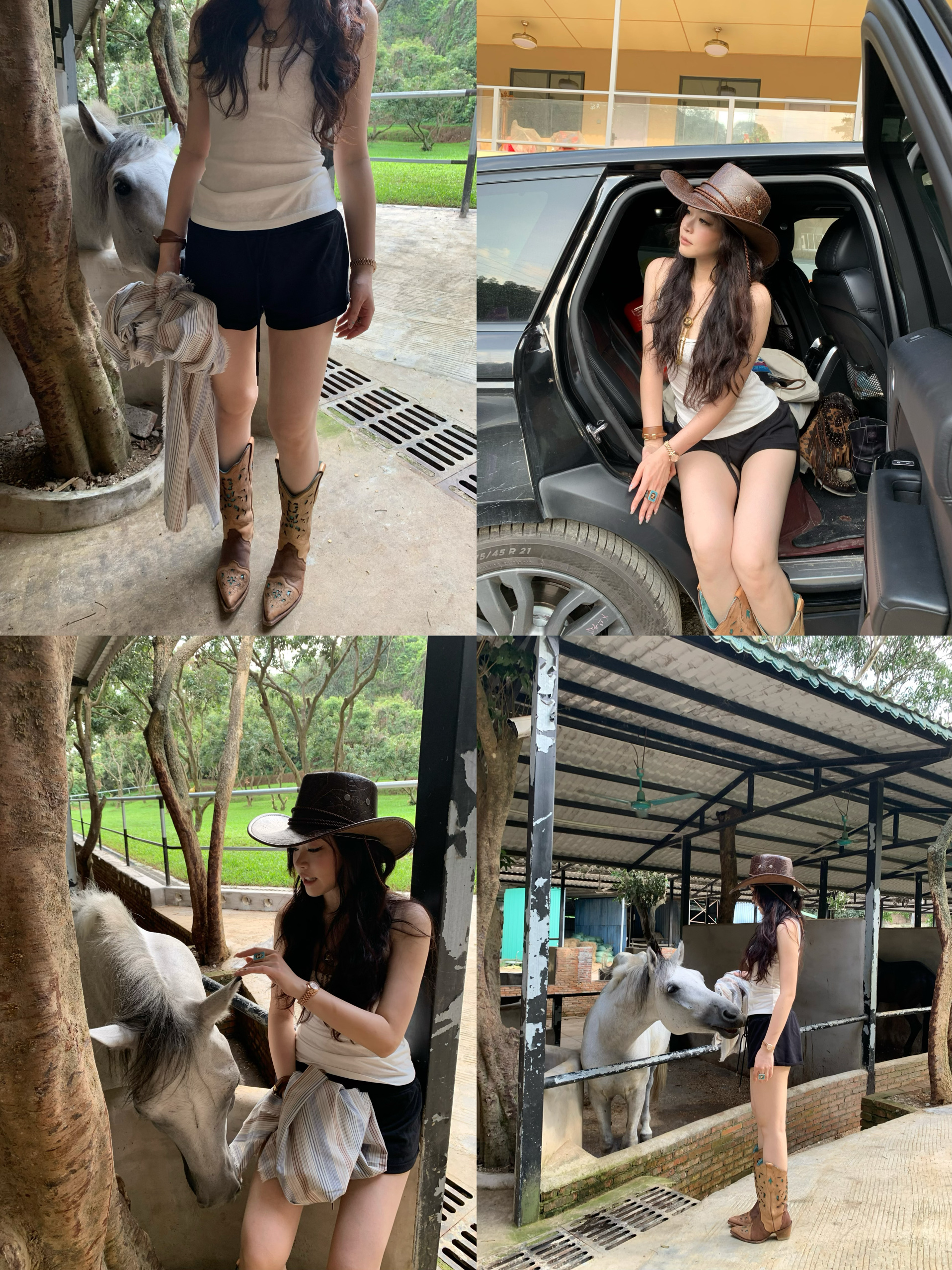 Black & White Little Pony Logo Cuffed Shorts - Lightweight Sports Shorts for Comfort and Style - Perfect for Casual Wear Black & White Little Pony Logo Cuffed Shorts - Lightweight Sports Shorts for Comfort and Style - Perfect for Casual Wear