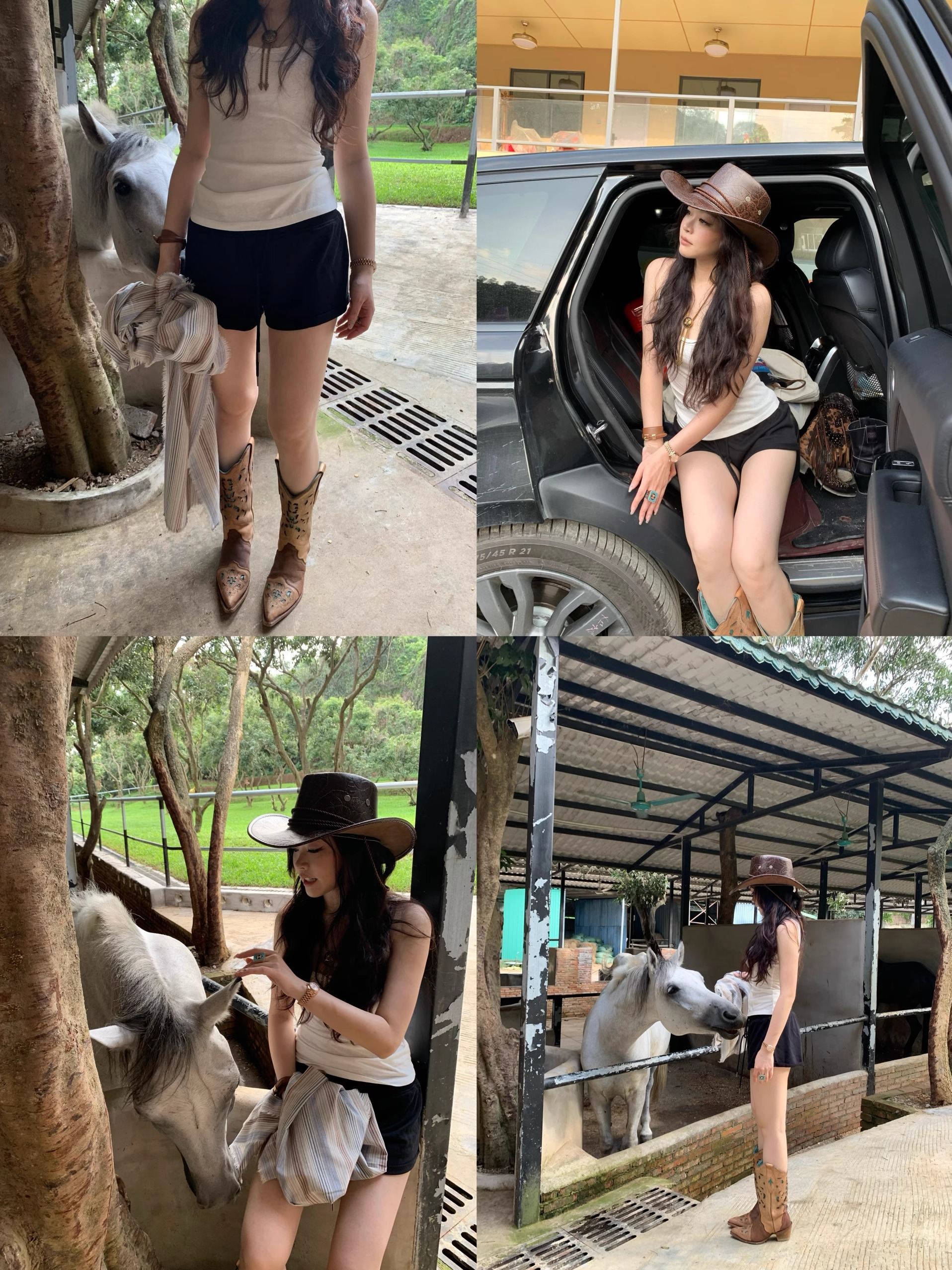 Black & White Little Pony Logo Cuffed Shorts - Lightweight Sports Shorts for Comfort and Style - Perfect for Casual Wear Black & White Little Pony Logo Cuffed Shorts - Lightweight Sports Shorts for Comfort and Style - Perfect for Casual Wear