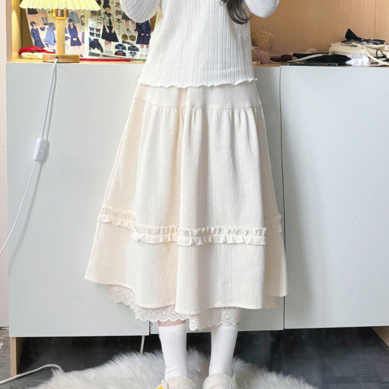 Blue Pudding Bear JK Uniform Woolen Winter Coat - Cute Double-Breasted Doll Collar, Loose Fit, Kawaii Style Blue Pudding Bear JK Uniform Woolen Winter Coat - Cute Double-Breasted Doll Collar, Loose Fit, Kawaii Style