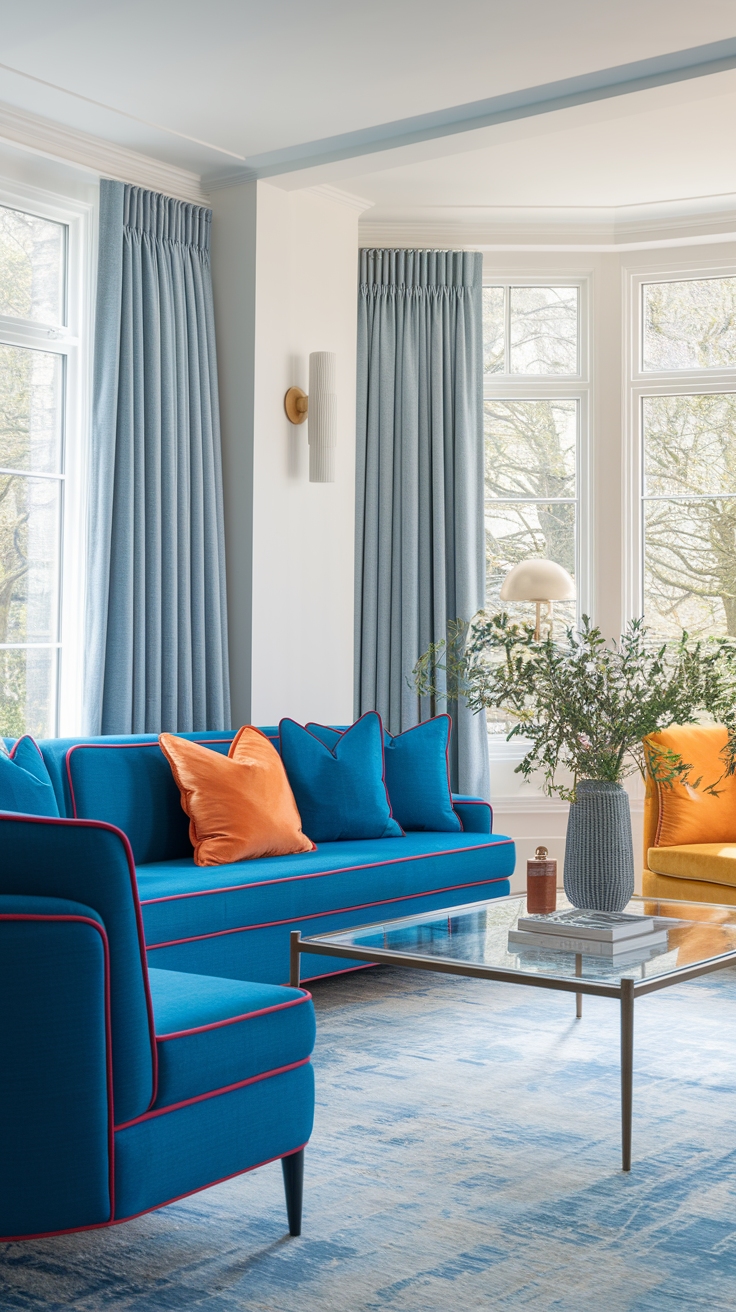 Incorporating Blue Contrast Trim into Your Decor outfit idea