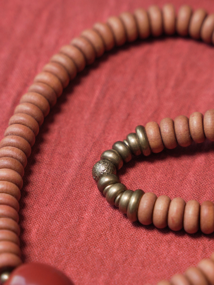 Bohemian Double Circle Sandalwood Bead Bracelet for Women & Men - Retro Ethnic Style Hand Accessory Bohemian Double Circle Sandalwood Bead Bracelet for Women & Men - Retro Ethnic Style Hand Accessory