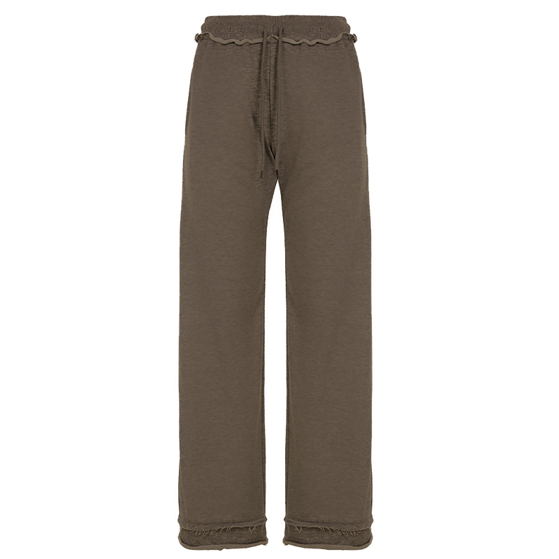 Casual American Style Letter Print Short Hoodie Jacket and High-Waisted Trendy Long Pants Set Casual American Style Letter Print Short Hoodie Jacket and High-Waisted Trendy Long Pants Set