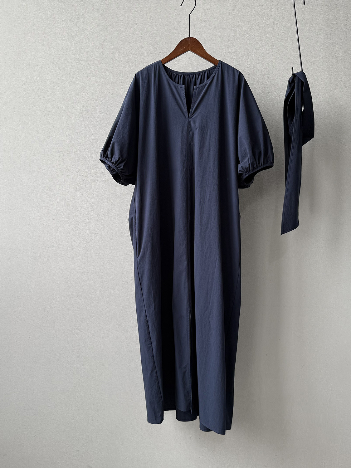 Casual Short Sleeve Dress for Women, Bubble Sleeve Tie-Up French Waist, Pure Cotton, 2025 Summer Style Casual Short Sleeve Dress for Women, Bubble Sleeve Tie-Up French Waist, Pure Cotton, 2025 Summer Style