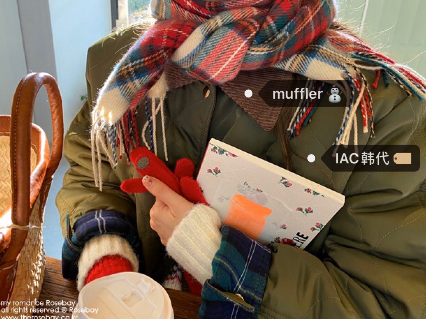 Casual Tie-Up Winter Plaid Scarf in Cute Colors - Korean Style Fashion Accessory for Cozy Outfits