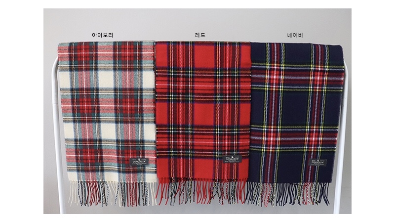 Casual Tie-Up Winter Plaid Scarf in Cute Colors - Korean Style Fashion Accessory for Cozy Outfits Casual Tie-Up Winter Plaid Scarf in Cute Colors - Korean Style Fashion Accessory for Cozy Outfits