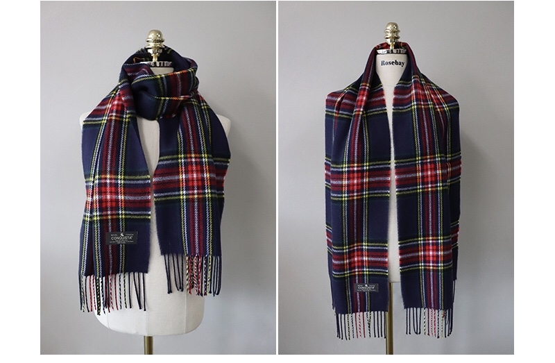 Casual Tie-Up Winter Plaid Scarf in Cute Colors - Korean Style Fashion Accessory for Cozy Outfits Casual Tie-Up Winter Plaid Scarf in Cute Colors - Korean Style Fashion Accessory for Cozy Outfits