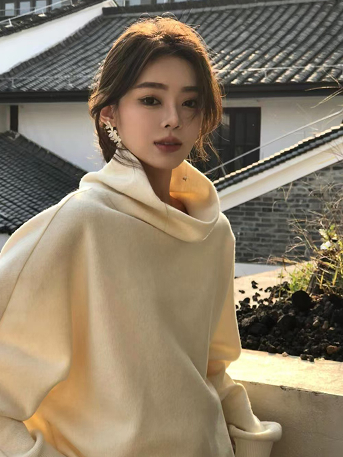 Casual Women's Pullover Sweater - Versatile Lazy Style for Effortless Fashion