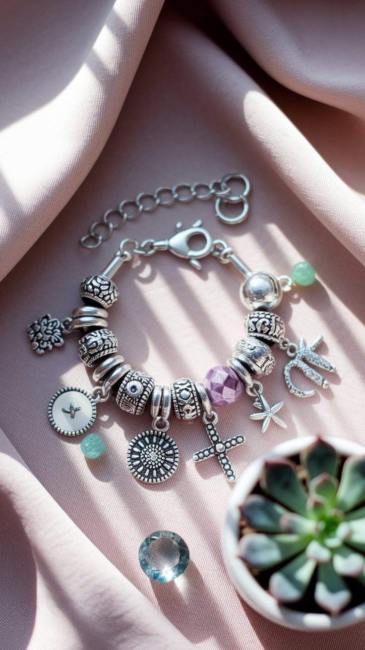 Charm Bracelet Ideas: Unique Designs to Try outfit idea