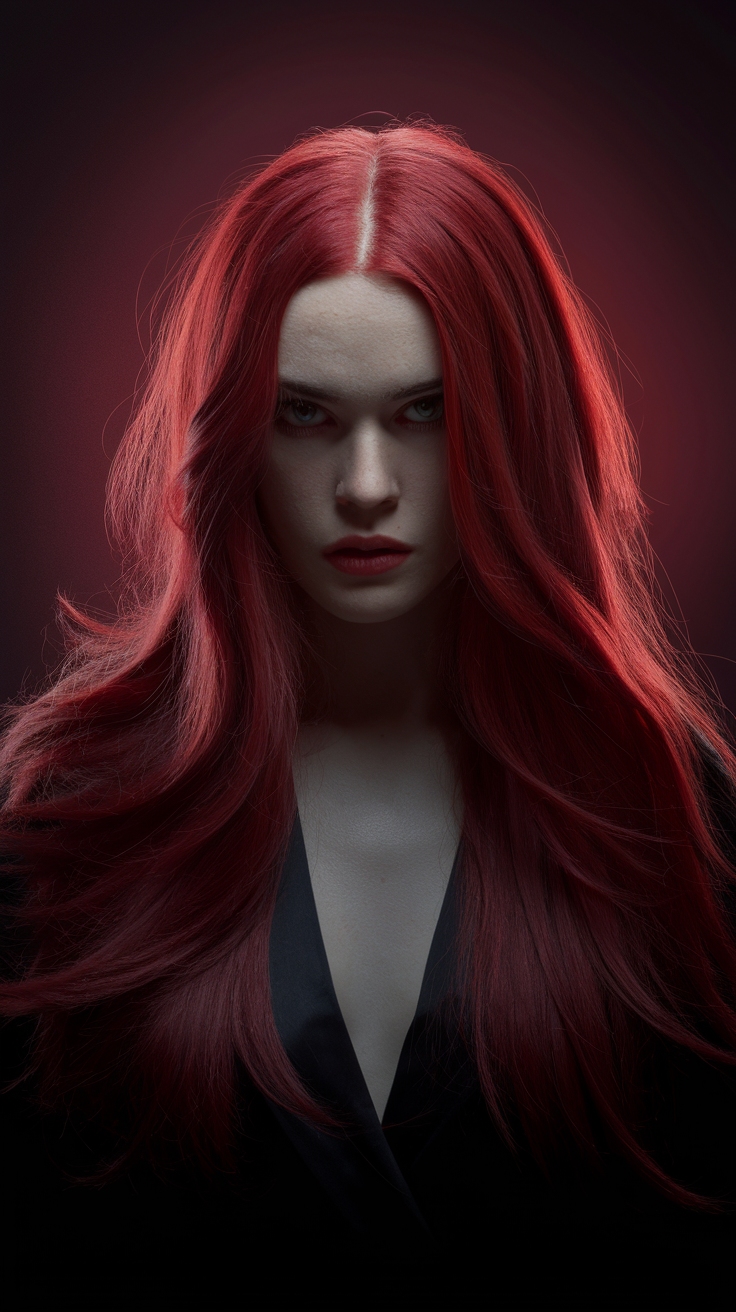 Cherry Red Dark Hair: The Ultimate Guide outfit idea