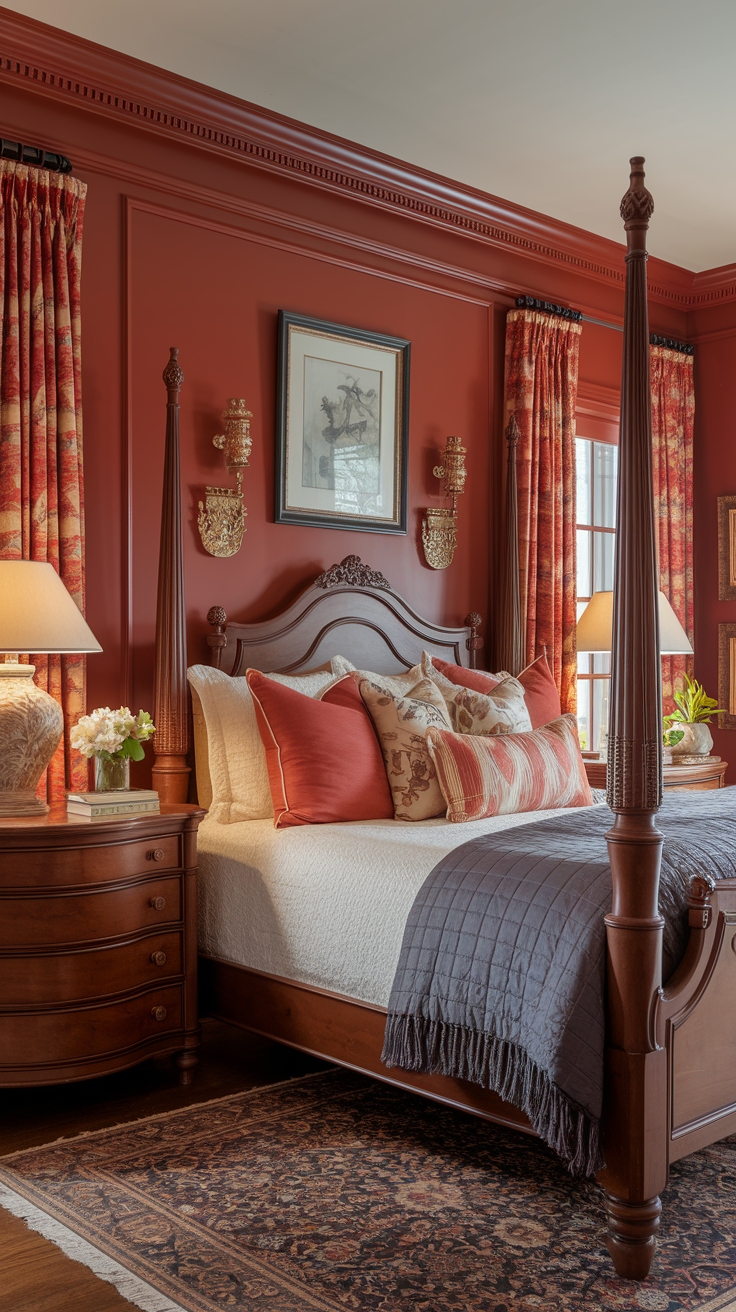 Cherry Wood Bedroom: Classic Meets Modern Design Trends outfit idea