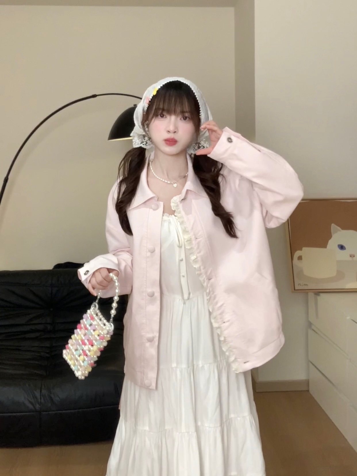 Chic High-End Loose Casual Baseball Jacket for Women - Unique Slimming Design for Early Spring Fashion Chic High-End Loose Casual Baseball Jacket for Women - Unique Slimming Design for Early Spring Fashion