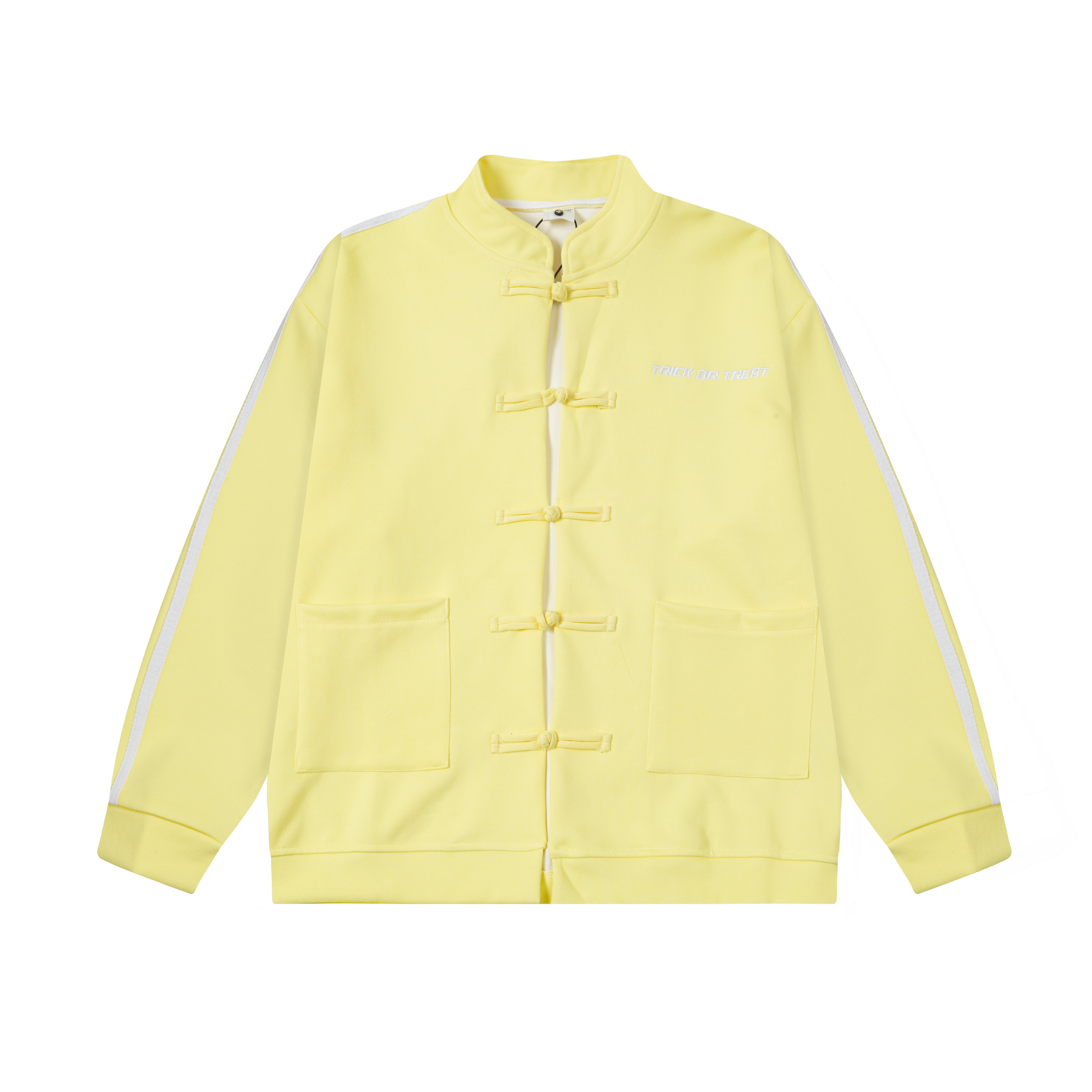 Chinese Style Button Jacket for Couples - Trendy Casual Autumn Top with Amoeba Design - National Trend Fashion Chinese Style Button Jacket for Couples - Trendy Casual Autumn Top with Amoeba Design - National Trend Fashion