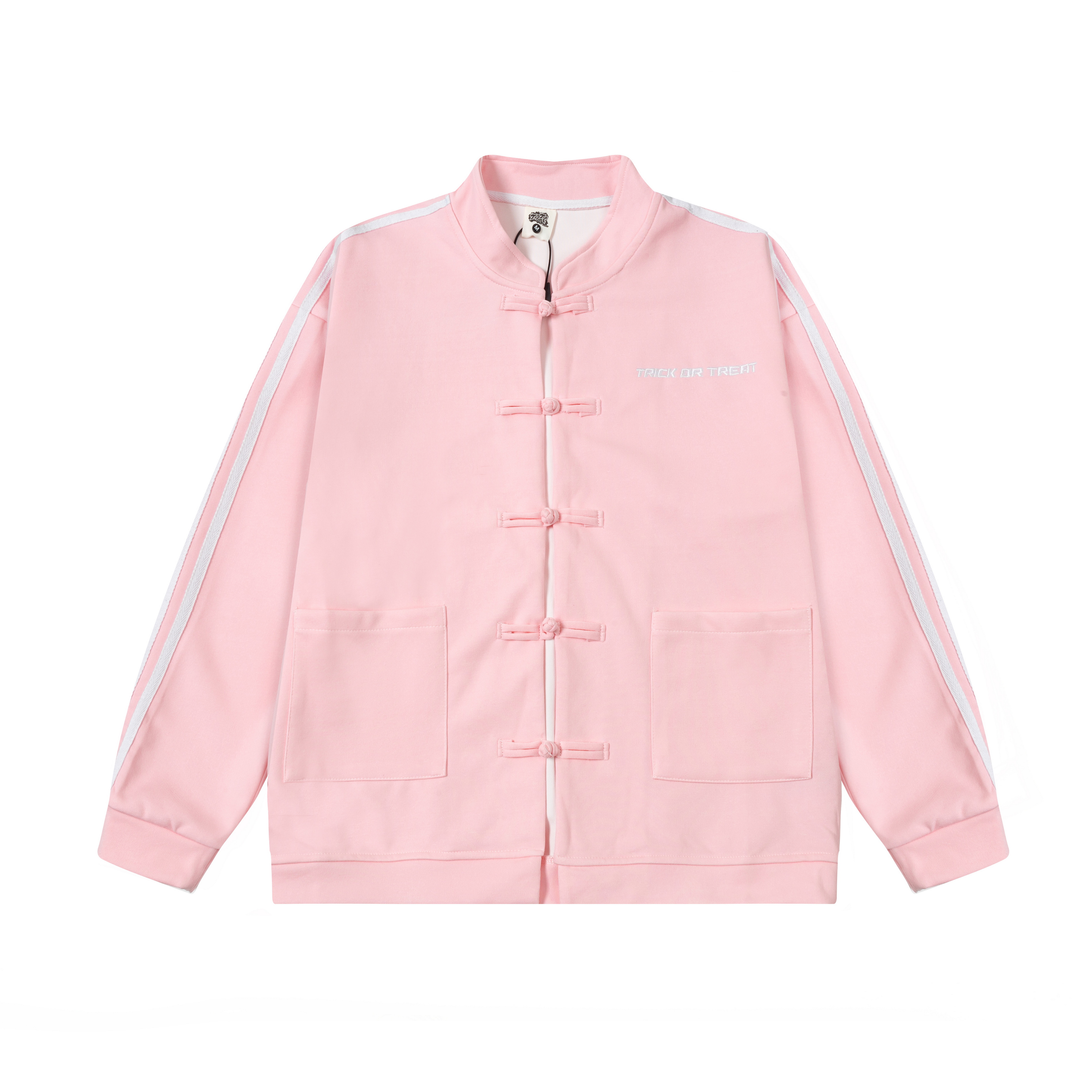 Chinese Style Button Jacket for Couples - Trendy Casual Autumn Top with Amoeba Design - National Trend Fashion Chinese Style Button Jacket for Couples - Trendy Casual Autumn Top with Amoeba Design - National Trend Fashion