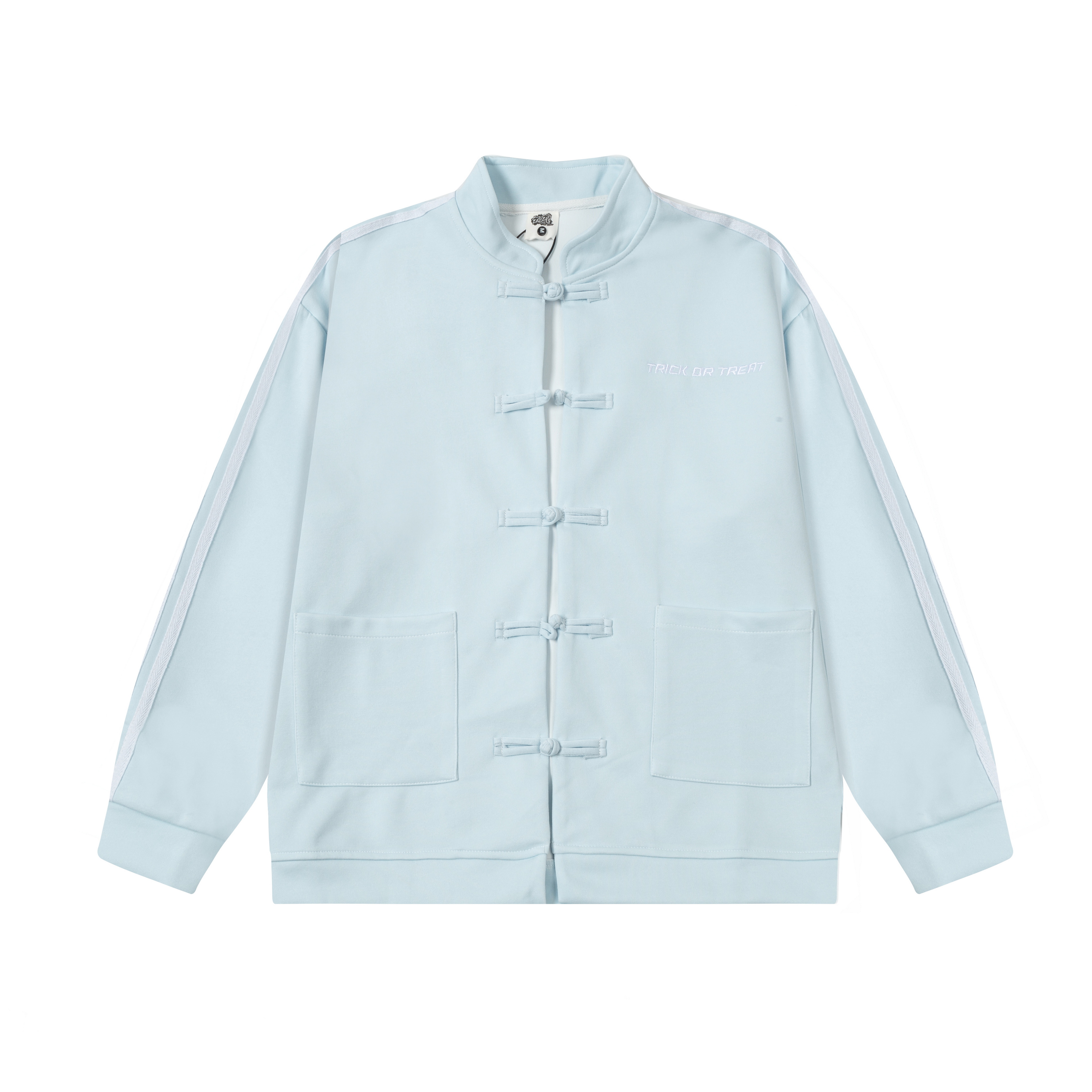 Chinese Style Button Jacket for Couples - Trendy Casual Autumn Top with Amoeba Design - National Trend Fashion Chinese Style Button Jacket for Couples - Trendy Casual Autumn Top with Amoeba Design - National Trend Fashion