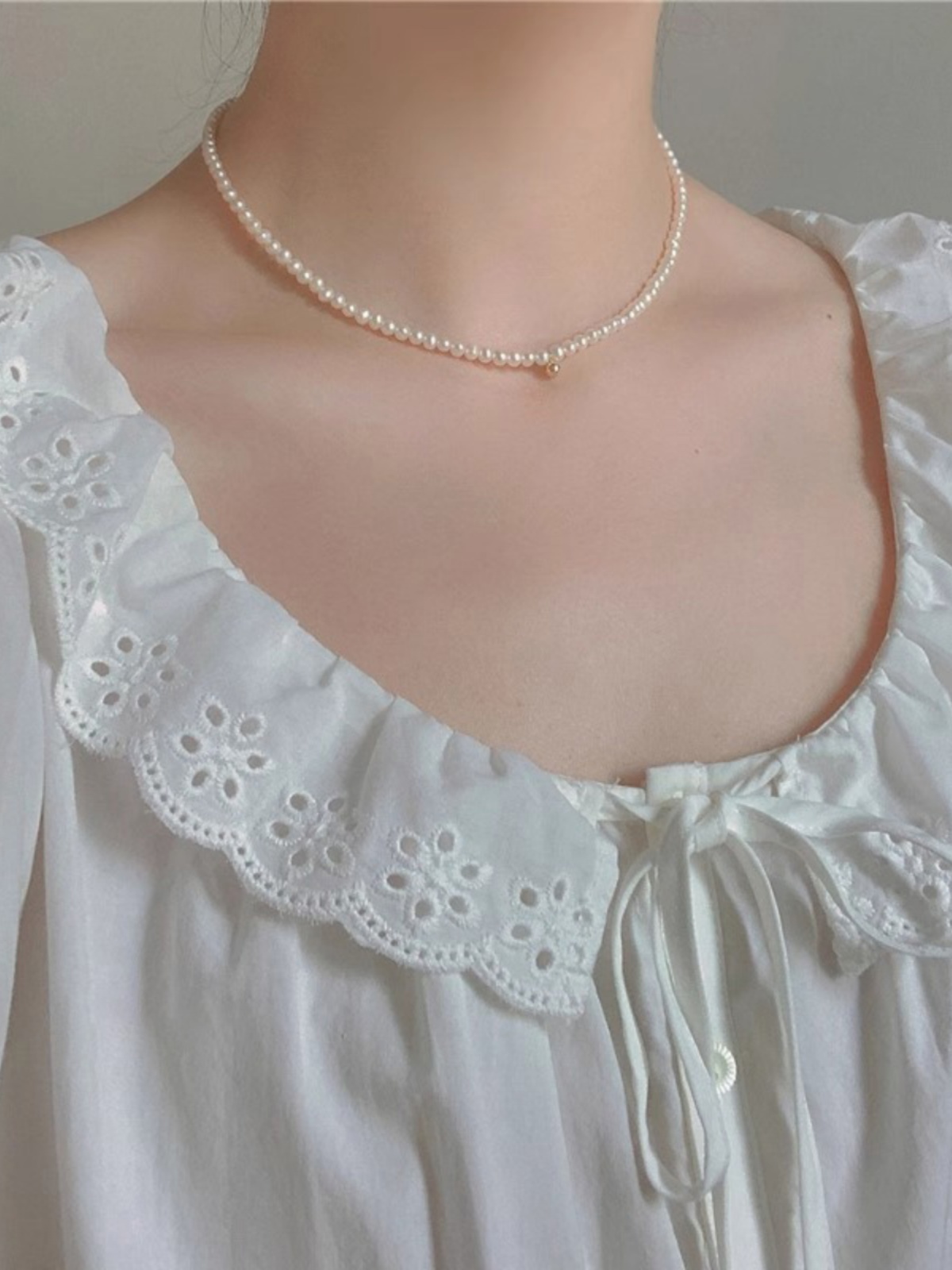 Choker Natural Pearl Small Bead Vintage Necklace for Women, Elegant Y2K Inspired Jewelry Choker Natural Pearl Small Bead Vintage Necklace for Women, Elegant Y2K Inspired Jewelry