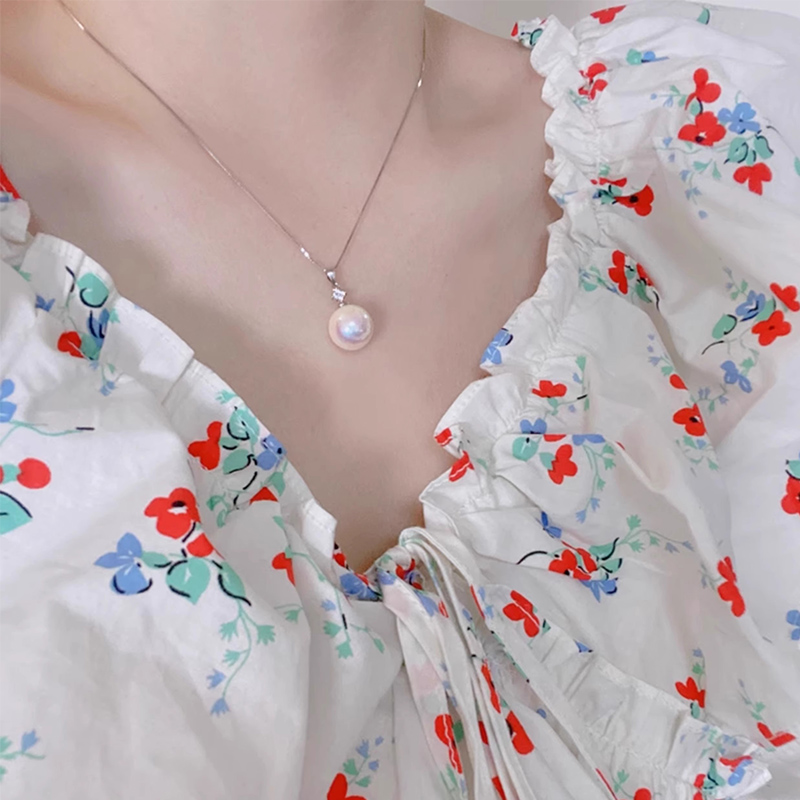 Choker Style French Vintage Pink Pearl Necklace for Women with Diamonds - Light Luxury Fashion Jewelry Choker Style French Vintage Pink Pearl Necklace for Women with Diamonds - Light Luxury Fashion Jewelry