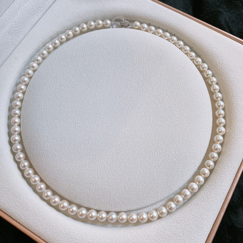 Choker Style French Vintage Pink Pearl Necklace for Women with Diamonds - Light Luxury Fashion Jewelry Choker Style French Vintage Pink Pearl Necklace for Women with Diamonds - Light Luxury Fashion Jewelry