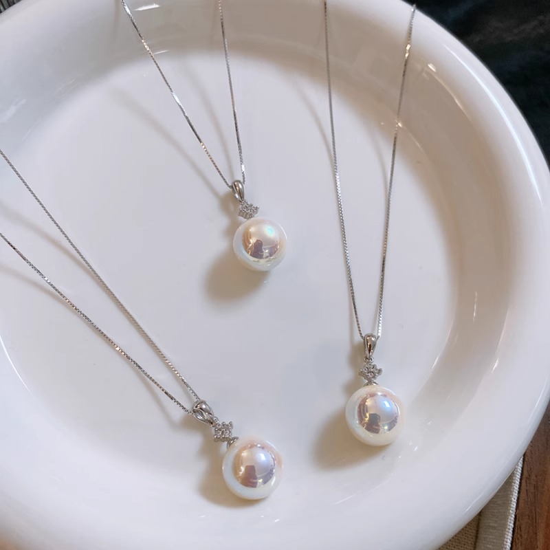 Choker Style French Vintage Pink Pearl Necklace for Women with Diamonds - Light Luxury Fashion Jewelry Choker Style French Vintage Pink Pearl Necklace for Women with Diamonds - Light Luxury Fashion Jewelry