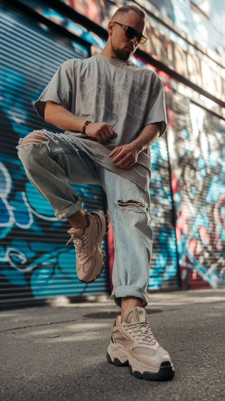 Chunky Shoes Men Should Own This Year outfit idea