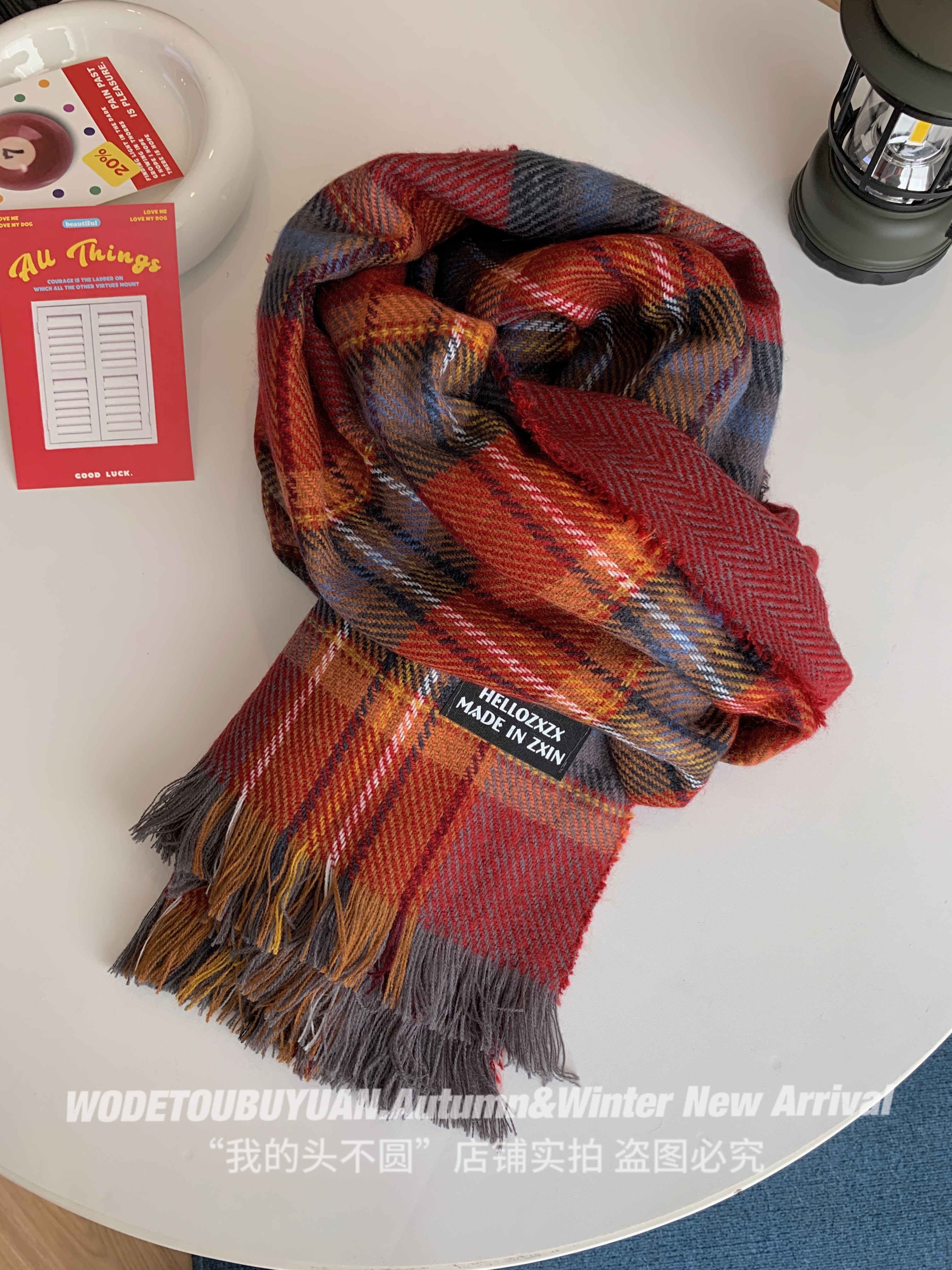 Classic Plaid Scarf for Women - Thick Warm Shawl & Versatile Neck Warmer for Winter 2025, Cozy Layering Essential Classic Plaid Scarf for Women - Thick Warm Shawl & Versatile Neck Warmer for Winter 2025, Cozy Layering Essential