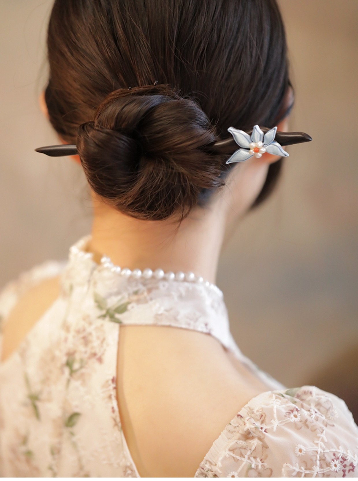 Classical Chinese Style Butterfly Hairpin with Step-Shake Tassel, Wooden Qipao Hairpin for Bun, Black Sandalwood Accessory Classical Chinese Style Butterfly Hairpin with Step-Shake Tassel, Wooden Qipao Hairpin for Bun, Black Sandalwood Accessory