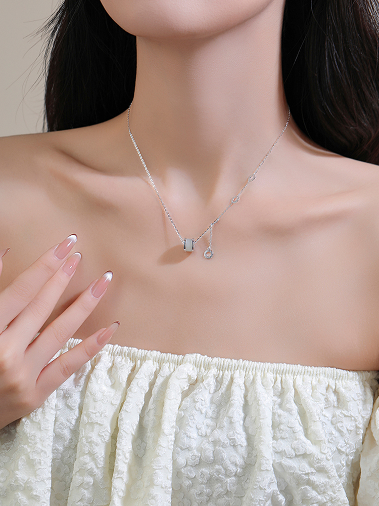 Classy 925 Sterling Silver Small Waist Necklace for Women, Lightweight Luxury High-End Sweater Chain, Trendy Minimalist Jewelry Classy 925 Sterling Silver Small Waist Necklace for Women, Lightweight Luxury High-End Sweater Chain, Trendy Minimalist Jewelry