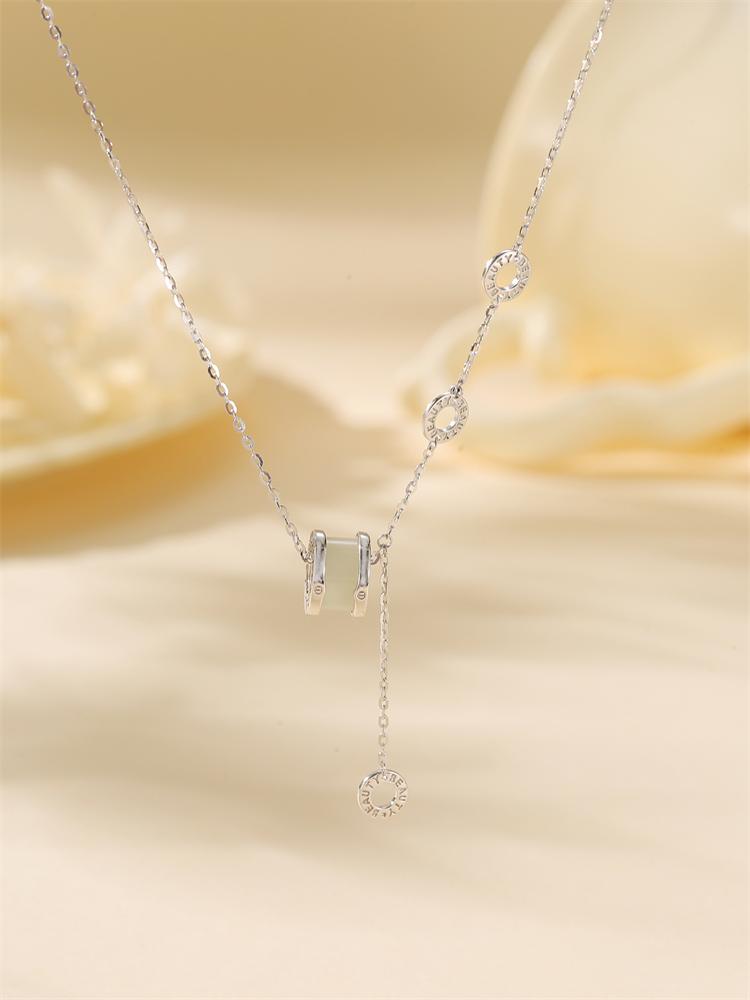 Classy 925 Sterling Silver Small Waist Necklace for Women, Lightweight Luxury High-End Sweater Chain, Trendy Minimalist Jewelry Classy 925 Sterling Silver Small Waist Necklace for Women, Lightweight Luxury High-End Sweater Chain, Trendy Minimalist Jewelry