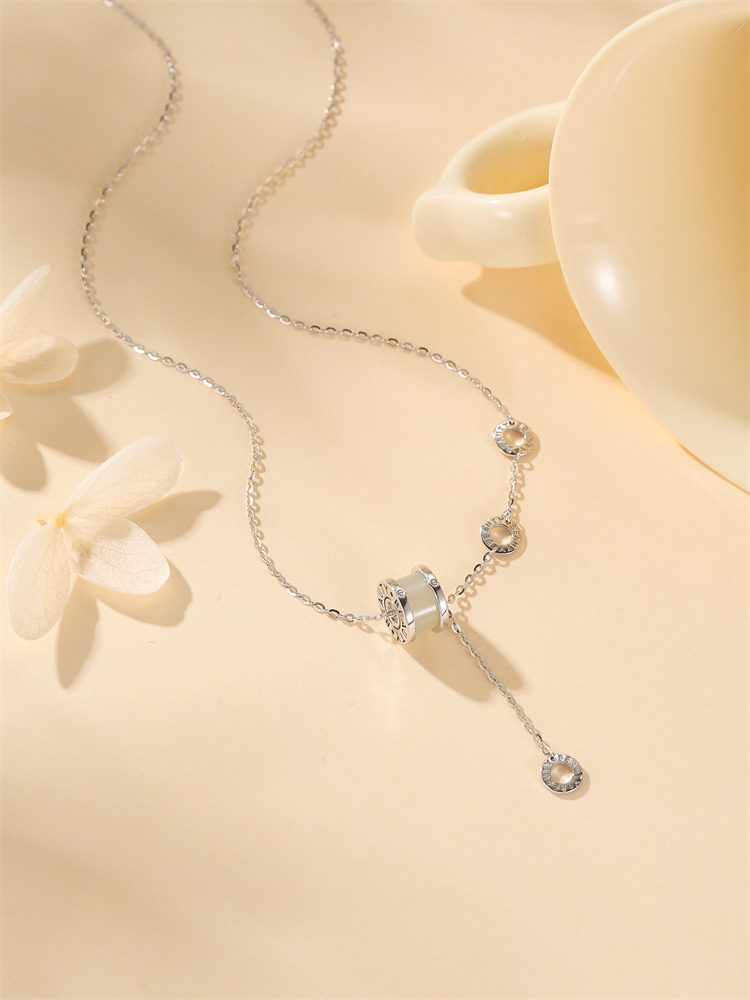 Classy 925 Sterling Silver Small Waist Necklace for Women, Lightweight Luxury High-End Sweater Chain, Trendy Minimalist Jewelry Classy 925 Sterling Silver Small Waist Necklace for Women, Lightweight Luxury High-End Sweater Chain, Trendy Minimalist Jewelry