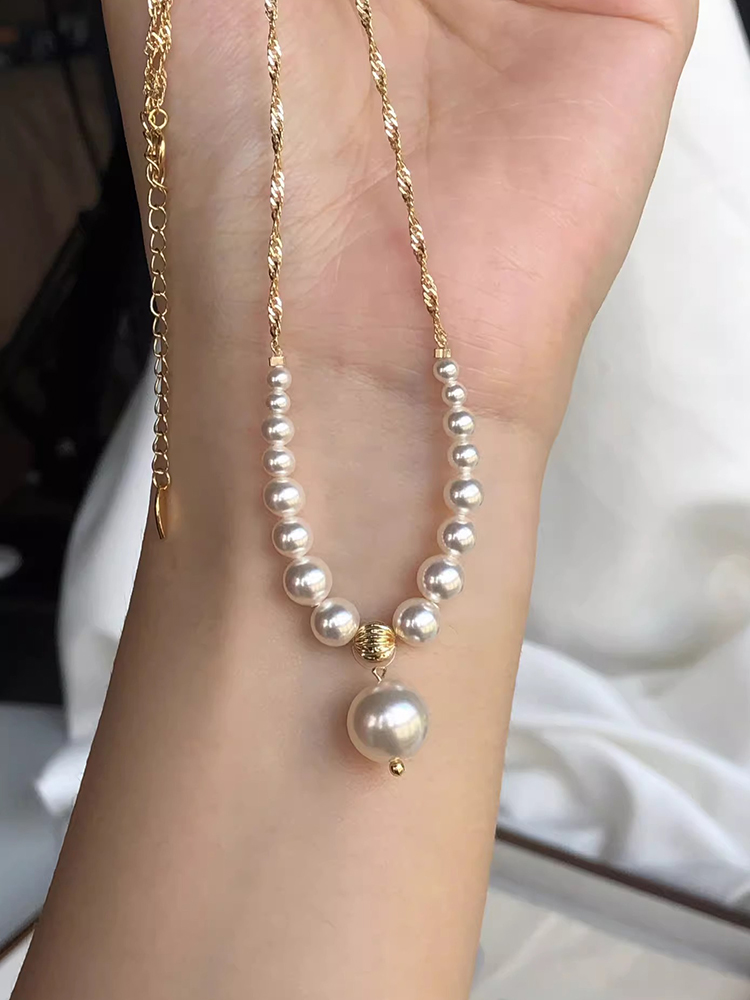 Classy French Pearl Necklace for Women - Light Luxury Niche Design Neck Chain Classy French Pearl Necklace for Women - Light Luxury Niche Design Neck Chain