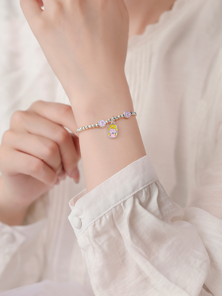 Classy S925 Sterling Silver Lucky Cat Bracelet - High-End Women's Jewelry, Exquisite Fashion Accessory Classy S925 Sterling Silver Lucky Cat Bracelet - High-End Women's Jewelry, Exquisite Fashion Accessory