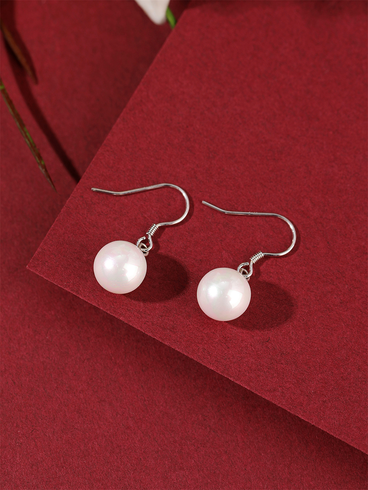 Classy S925 Sterling Silver Pearl Tassel Drop Earrings for Women, Elegant Fashion Jewelry, Chic Statement Accessory Classy S925 Sterling Silver Pearl Tassel Drop Earrings for Women, Elegant Fashion Jewelry, Chic Statement Accessory