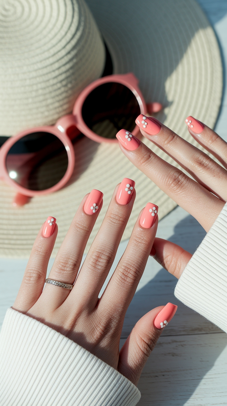 classy summer nails simple
