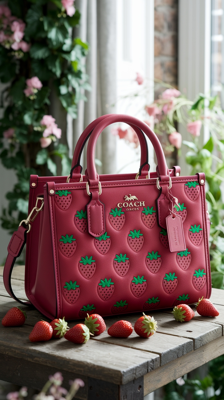 Exploring Coach Bags Strawberry for Summer Styles outfit idea