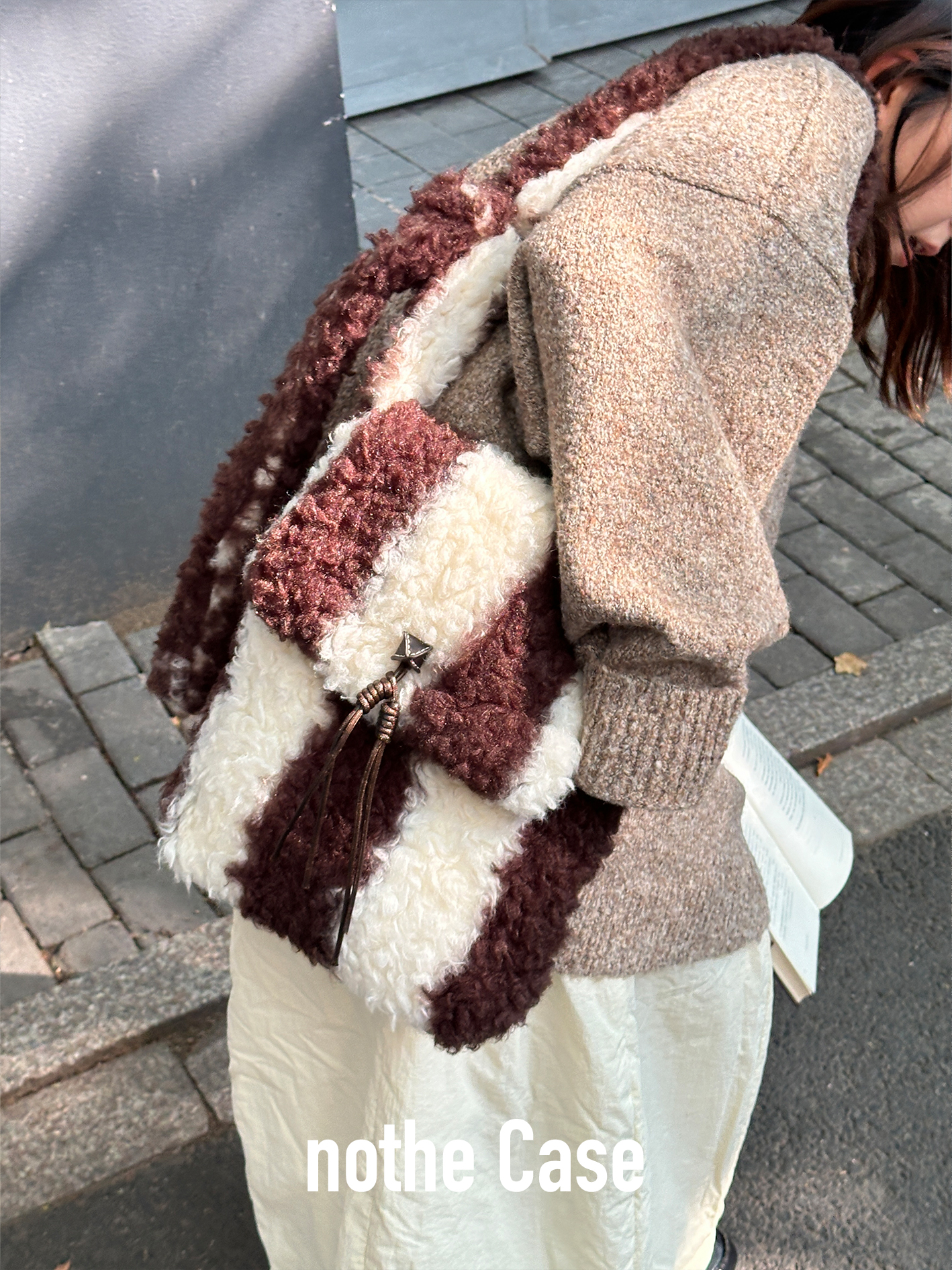 Coffee Truffle Autumn Winter Soft Crossbody Bag - Large Capacity Versatile Shoulder Bag for Everyday Style