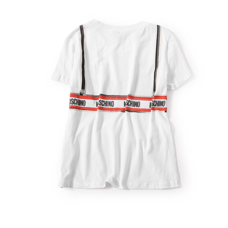 Color-Block Pattern T-Shirt with Letter Lace Trim & Pleated Tulle Cake Skirt Two-Piece Set for Women - Summer European Style Color-Block Pattern T-Shirt with Letter Lace Trim & Pleated Tulle Cake Skirt Two-Piece Set for Women - Summer European Style