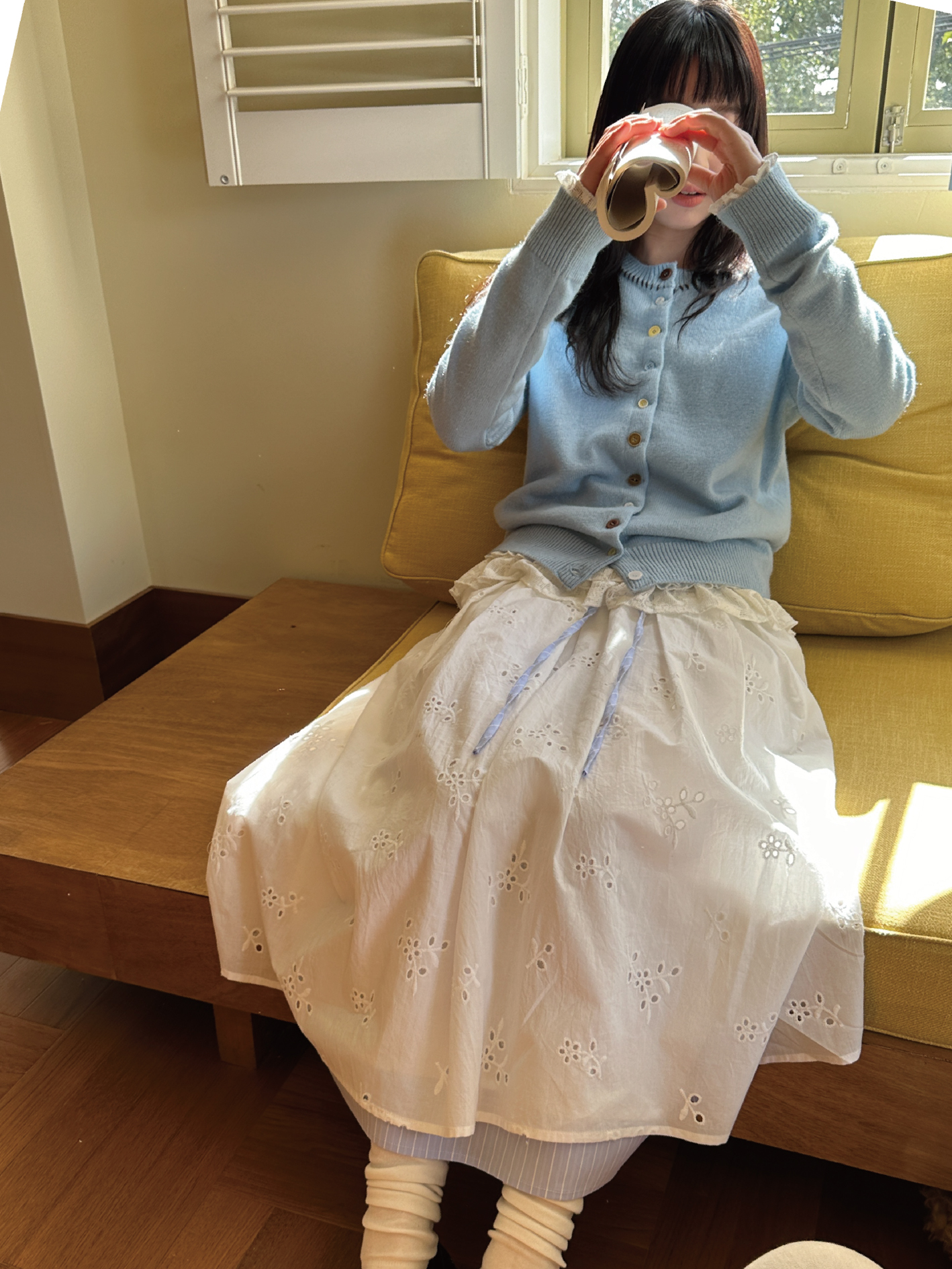 Colorful Button Round Neck Sweater Cardigan Coat - Soft Versatile Knit for Y2K Style and Casual Fashion Colorful Button Round Neck Sweater Cardigan Coat - Soft Versatile Knit for Y2K Style and Casual Fashion