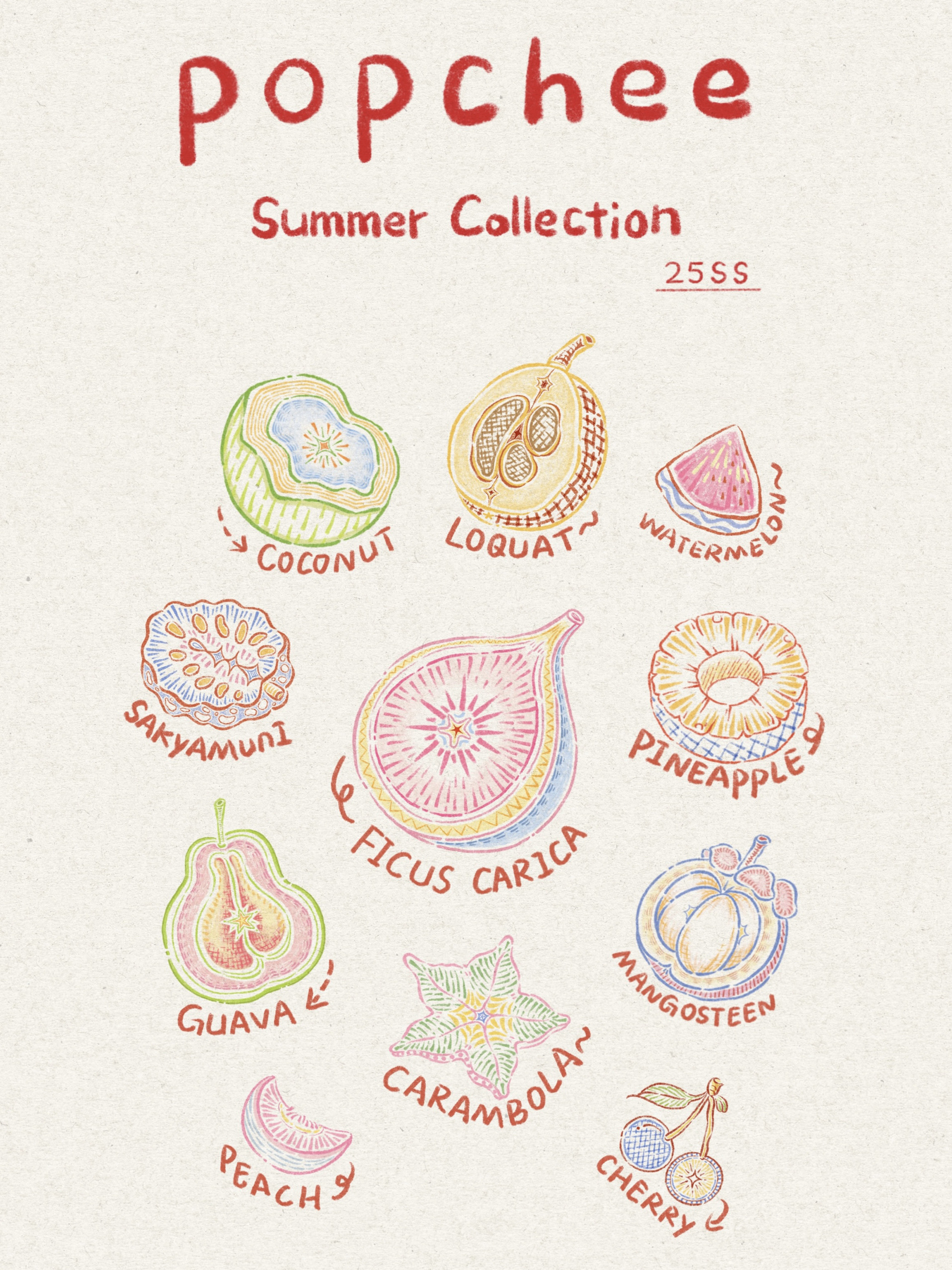 Colorful Crazy Fruits Graphic T-Shirt - Fun, Playful Design for Summer, Y2K Style, Trendy Casual Wear