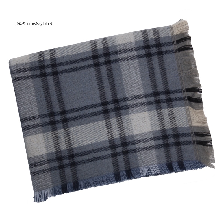 Colorful Tassel Scarf with Beautiful Pattern - Korean Style Fashion Accessory Colorful Tassel Scarf with Beautiful Pattern - Korean Style Fashion Accessory