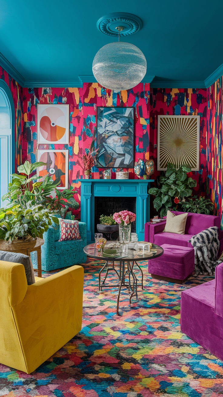 Colorful Eclectic Maximalism: Embrace Bold Design Choices outfit idea