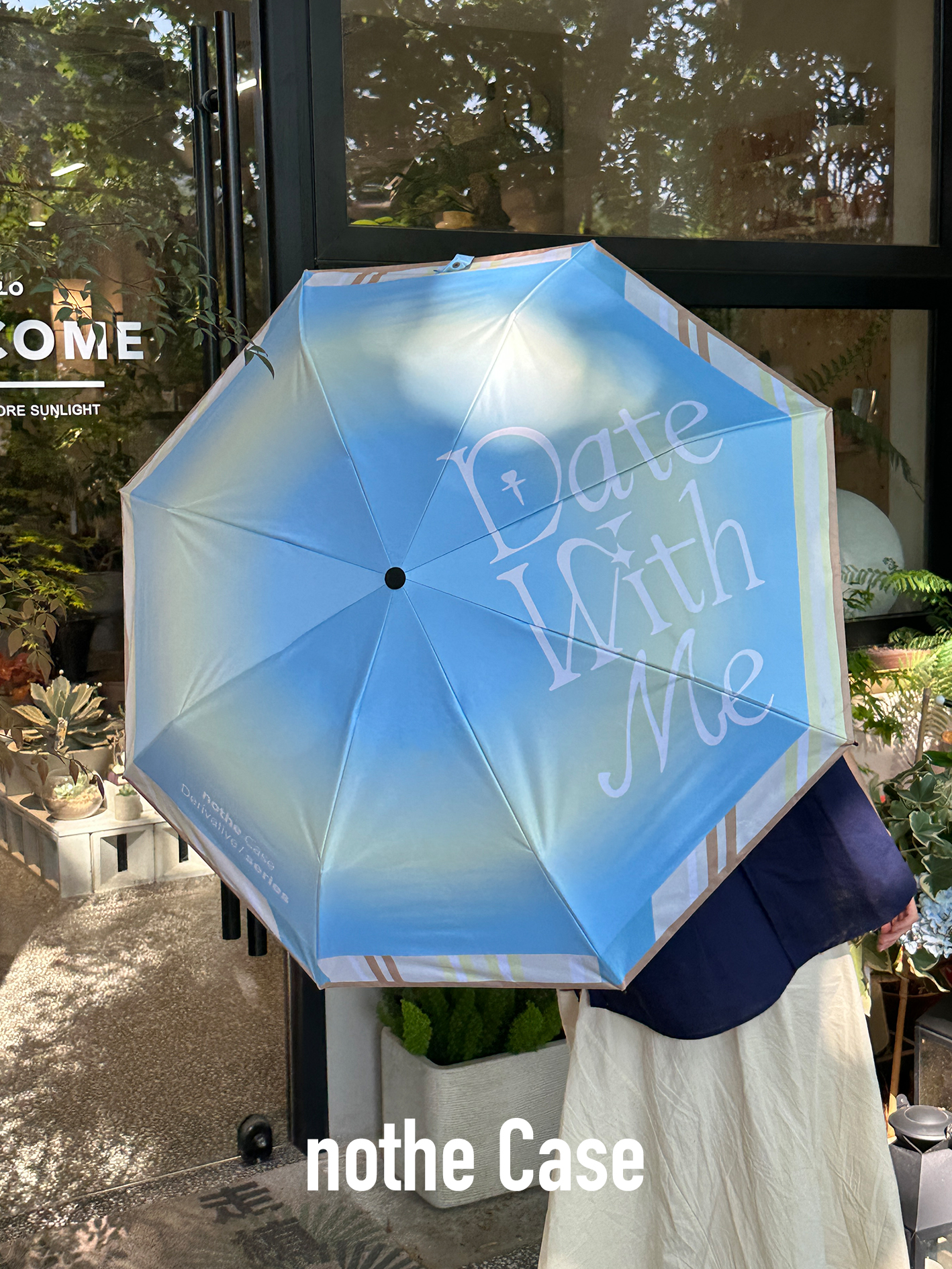 Compact Folding Sun Umbrella, Dual-Use for Sun and Rain, Lightweight Summer Umbrella for Outdoor Use