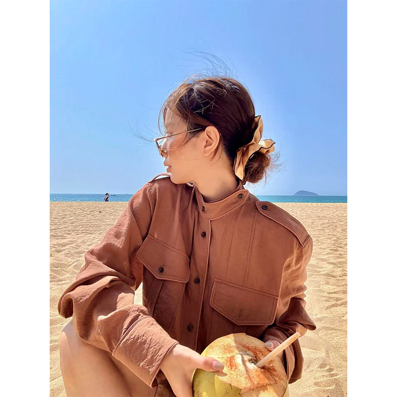 Cool Stylish Women's Spring Jacket with Unique Design - Trendy Layering Piece for Y2K and Korean Style Fashion