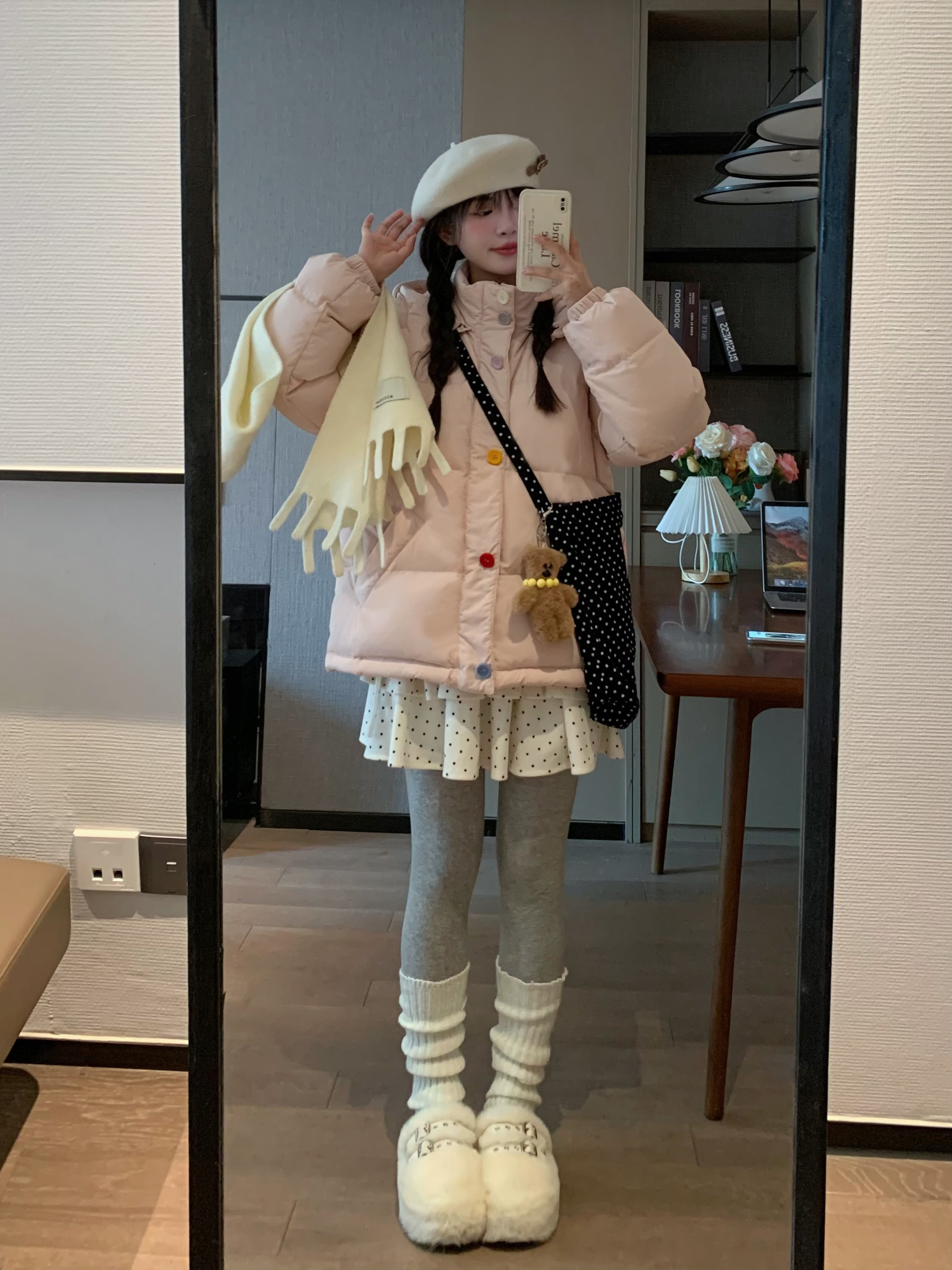 Cozy Pink Down Jacket for Women - Thick Warm Cotton Coat in Korean Style - Sweet Autumn-Winter Essential