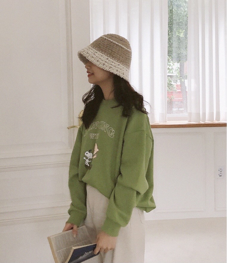 Cream Alpaca Wool Knitted Fisherman Hat - Handmade Winter Warm Korean Style Beanie Cream Alpaca Wool Knitted Fisherman Hat - Handmade Winter Warm Korean Style Beanie