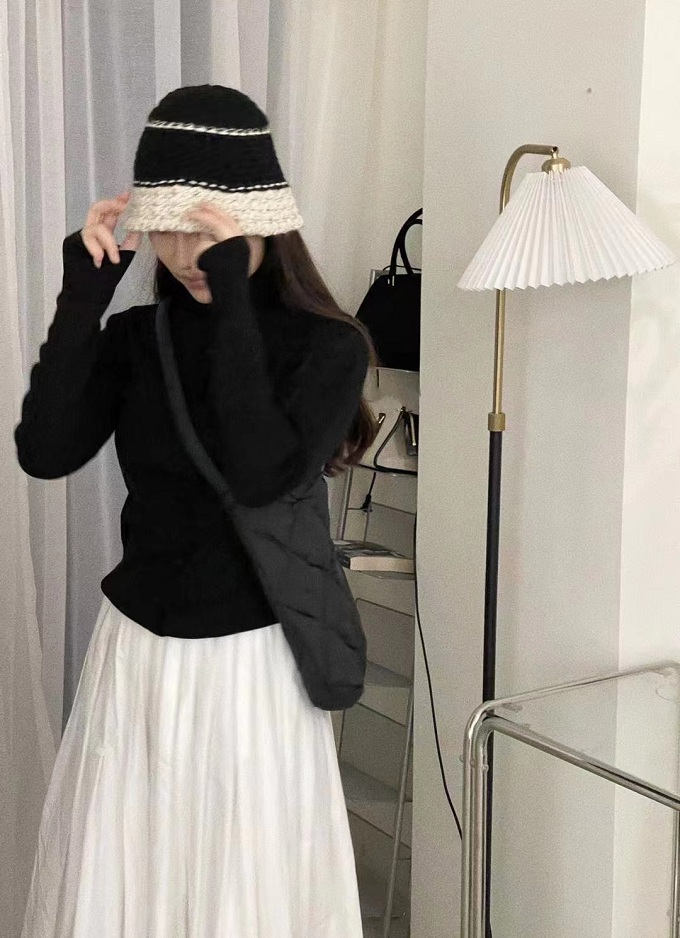 Cream Alpaca Wool Knitted Fisherman Hat - Handmade Winter Warm Korean Style Beanie Cream Alpaca Wool Knitted Fisherman Hat - Handmade Winter Warm Korean Style Beanie