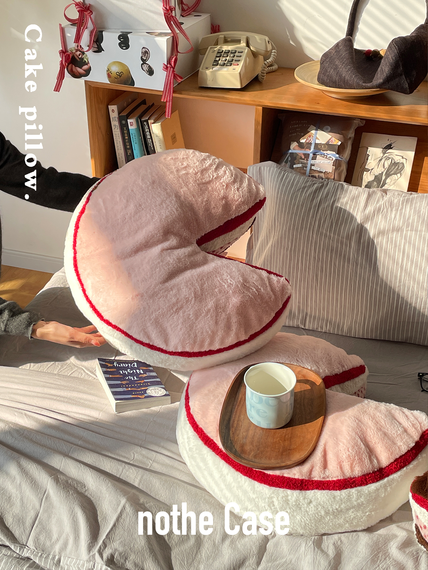 Creative Cake Cut Pillow Cushion for Sofa - Cute Living Room Decor, Unique Birthday Gift Creative Cake Cut Pillow Cushion for Sofa - Cute Living Room Decor, Unique Birthday Gift